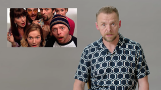 Simon Pegg's career took him from playing himself to playing an alien junk trader